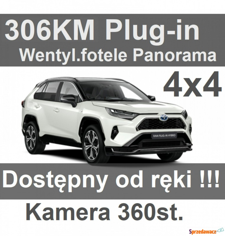 Toyota RAV-4 - Plug-in Style 306KM 4x4 Wentyl.... - Samochody osobowe - Szczecinek