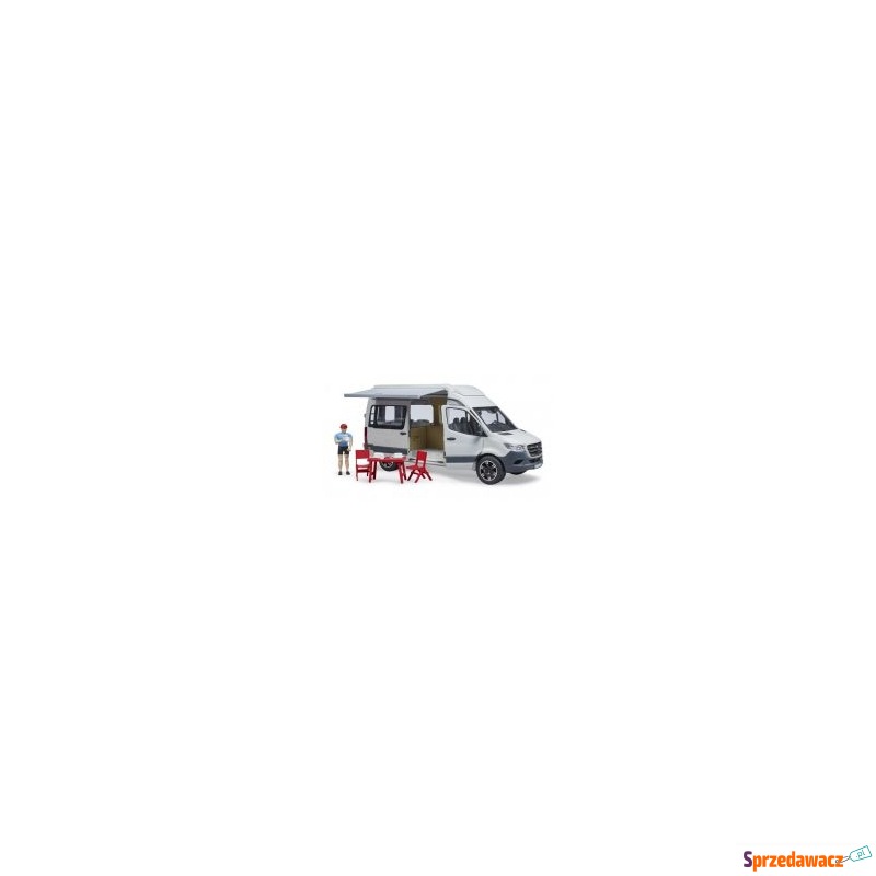  MB Sprinter Camper biały z figurką i z akcesoriami - Samochodziki, samoloty,... - Będzin