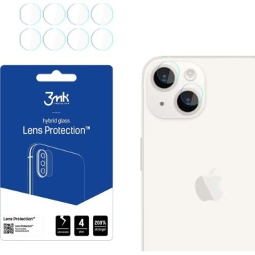 Osłona na aparat 3mk Lens Protection do iPhone 15, 4 zestawy