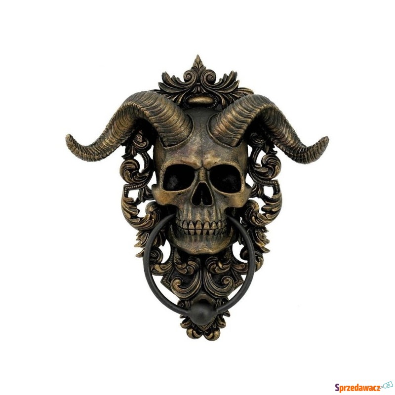 Rogata czaszka diabolus - kołatka na drzwi - Pozostałe dekoracje - Jastarnia