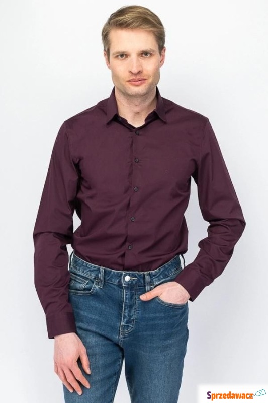 
Koszula męska Calvin Klein K10K108229 fioletowy - Koszule męskie - Żyrardów