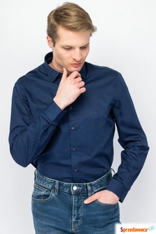 
Koszula męska Calvin Klein K10K110551 granatowy - Koszule męskie - Grudziądz