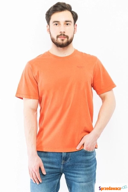 
T-shirt męski Pepe Jeans PM508664 pomarańczowy - Koszulki męskie - Kędzierzyn-Koźle