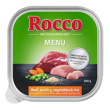 Megapakiet Rocco Menu, 27 x 300 g - Wołowina i drób