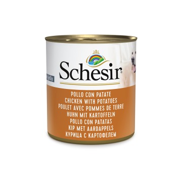 Schesir, karma w puszkach, 6 x 285 g  - Kurczak z ziemniakami