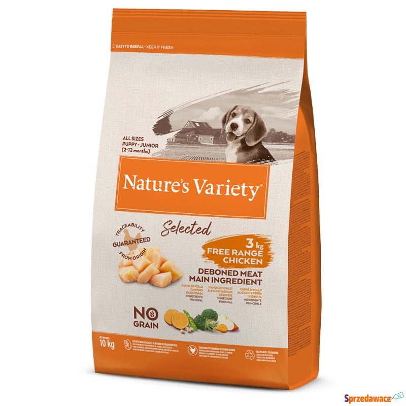 Nature's Variety Selected Junior, kurczak z w... - Karmy dla psów - Bytom