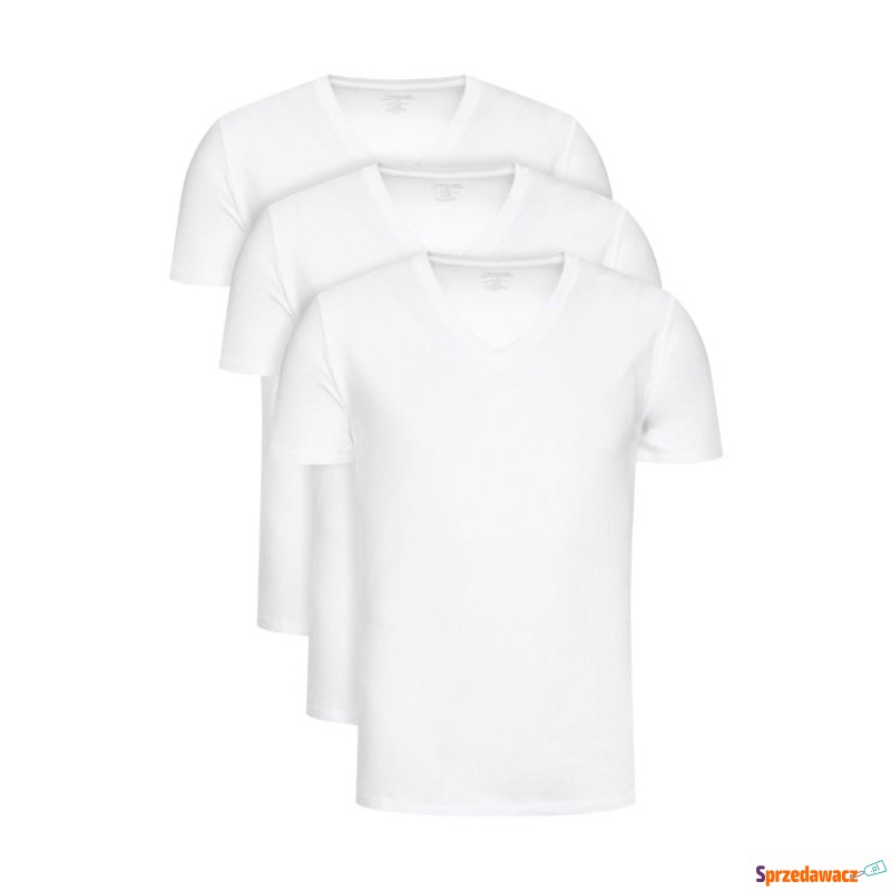 
T-shirt męski Calvin Klein 000NB4012E BIAŁY 3PACK - Koszulki męskie - Lubin