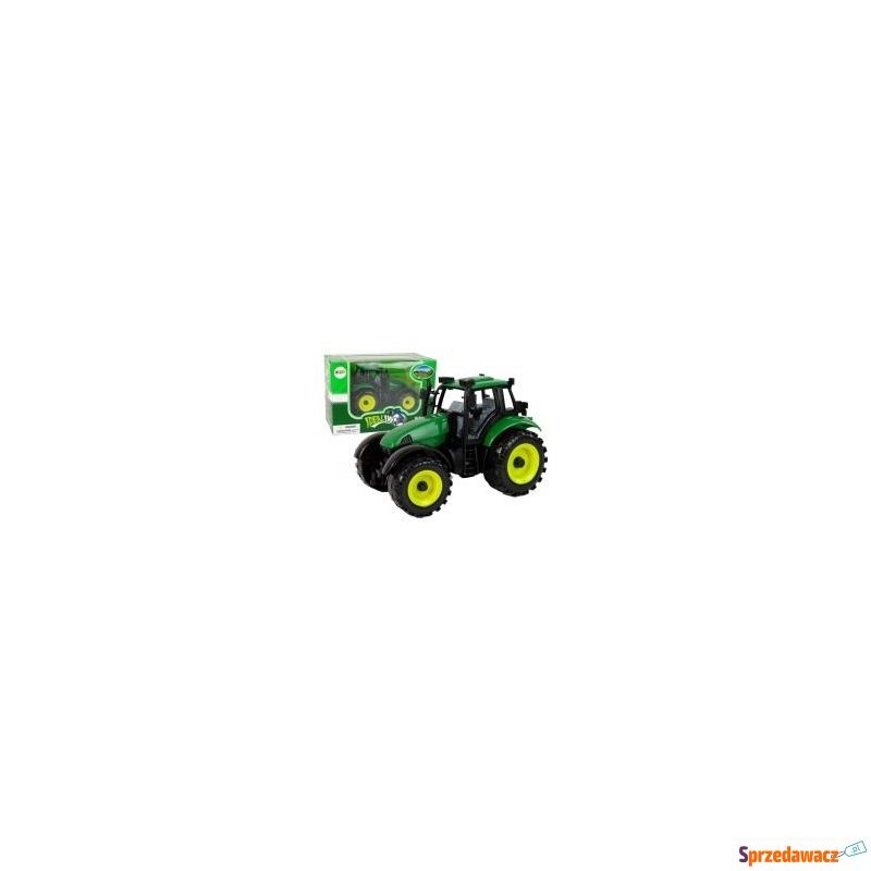  Traktor z otwieraną maską zielony Leantoys - Samochodziki, samoloty,... - Świnoujście