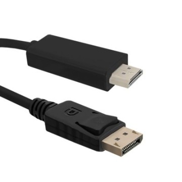 Qoltec Kabel DisplayPort v1.2 męski / HDMI męski | 4Kx2K | 2m