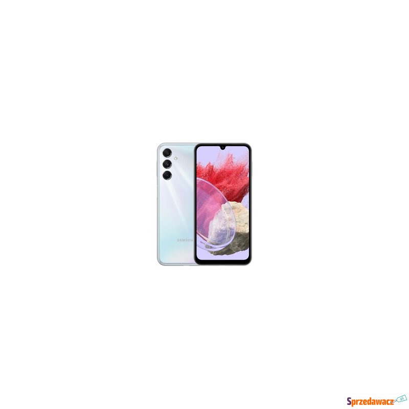 Smartfon Samsung Galaxy M34 5G 6GB/128GB srebrny - Telefony komórkowe - Jaworzno
