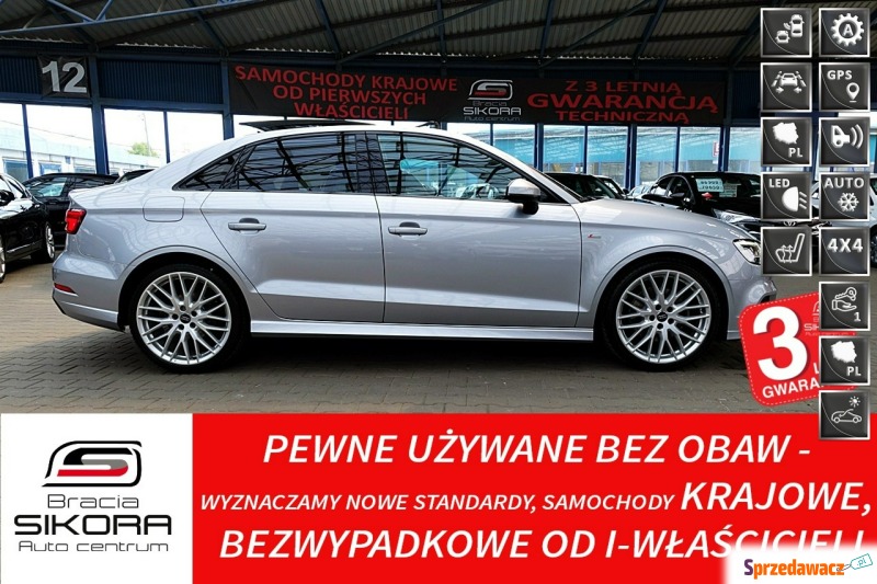 Audi A3  Sedan/Limuzyna 2019,  2.0 diesel - Na sprzedaż za 119 900 zł - Katowice