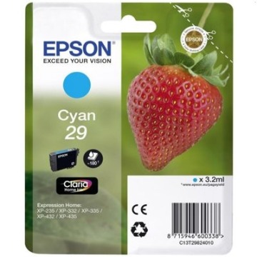 Tusz Oryginalny Epson T2982 (C13T29824010) (Błękitny) - DARMOWA DOSTAWA w 24h