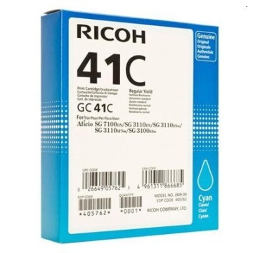 Tusz Oryginalny Ricoh GC-41C (405762) (Błękitny) - DARMOWA DOSTAWA w 24h