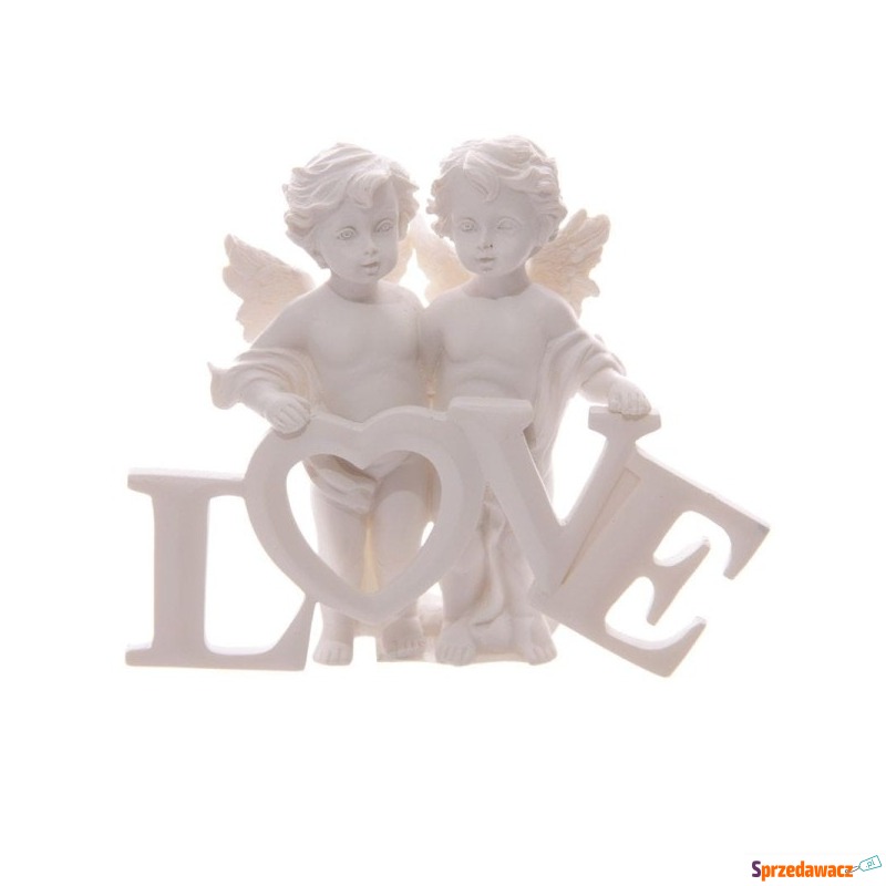 Anioły trzymające litery love - figurka - Figurki, rzeźby - Piaseczno
