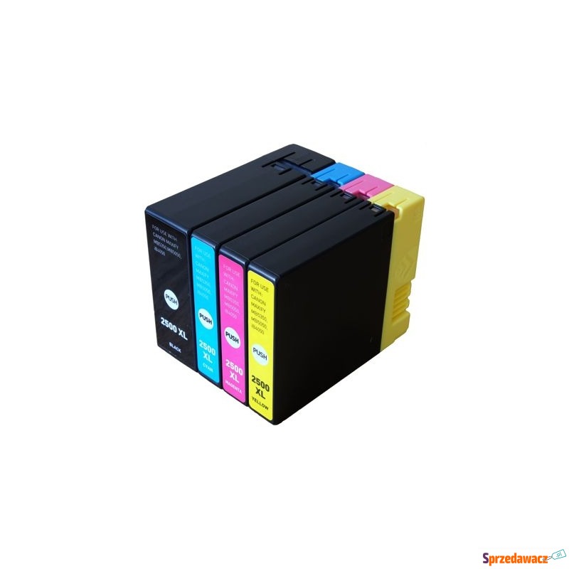 Tusze Zamienniki PGI-2500 XL CMYK do Canon (9... - Tusze, tonery - Kutno