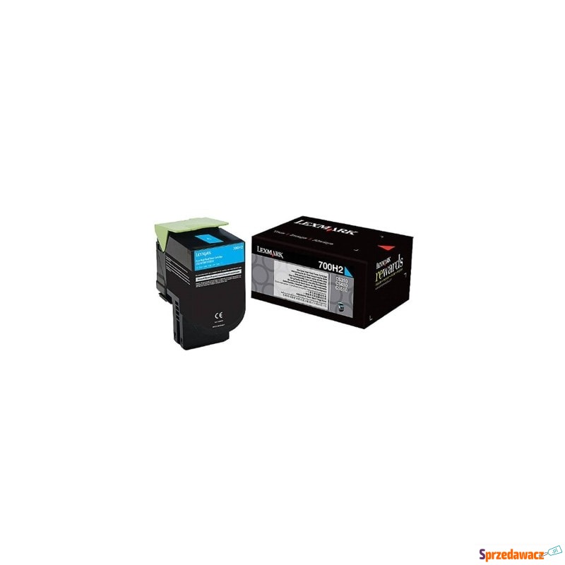 Toner Oryginalny Lexmark 702HC (70C2HC0) (Błę... - Tusze, tonery - Koszalin