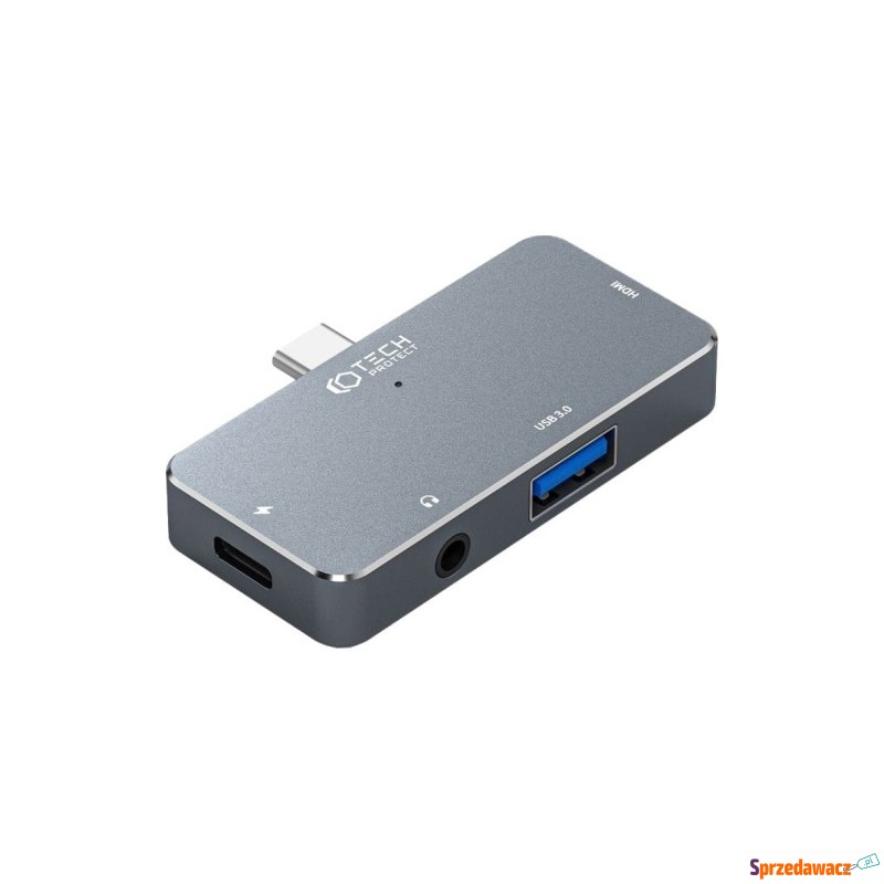 Hub, adapter Tech-Protect V6, 4w1 1x USB-A 3.0,... - Zasilacze do laptopów - Gliwice