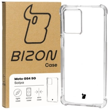 Elastyczne etui Bizon Case Salpa do Motorola Moto G54 5G, przezroczyste