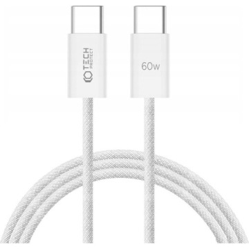 Kabel Tech-Protect UltraBoost Classic USB-C do USB-C 3A 60W 2m, biały