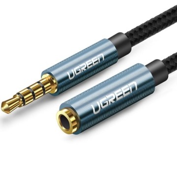 Kabel / adapter Ugreen AUX 3,5 mm mini jack 0,5 m, niebieski
