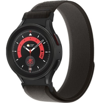 Pasek Tech-Protect Nylon do Galaxy Watch 6/5 Pro/5/4/3, czarno-pomarańczowy