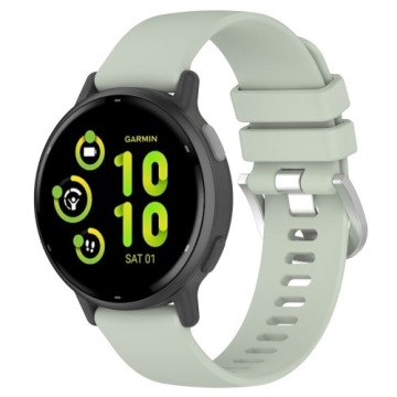 Pasek Bizon Strap Watch Silicone Pro do Garmin Vivoactive 5, turkusowy
