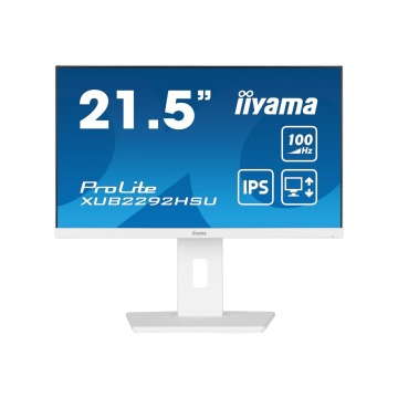 IIYAMA XUB2292HSU-W6 21.5inch ETE IPS FHD 100Hz 250cd/m2 0.4ms MPRT Speakers HDMI DP USB 4x 3.2 15cm
