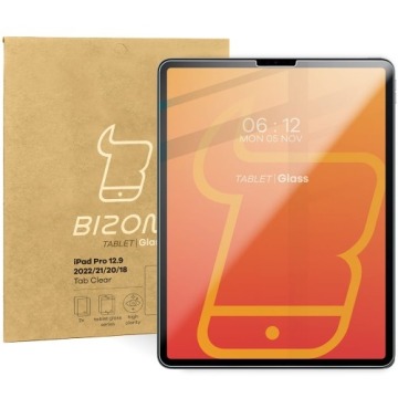 Szkło hartowane Bizon Glass Tab Clear do iPad Pro 12.9 2022/2021/2020/2018
