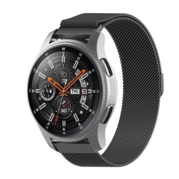 Pasek Bizon Strap Watch Chain 20 mm do Huawei Watch GT 3 42 mm, czarny