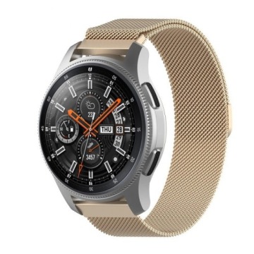 Pasek Bizon Strap Watch Chain 20 mm do Huawei Watch GT 3 42 mm, szampański
