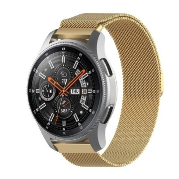 Pasek Bizon Strap Watch Chain 20 mm do Huawei Watch GT 3 42 mm, złoty