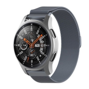 Pasek Bizon Strap Watch Chain 20 mm do Huawei Watch GT 3 42 mm, szary