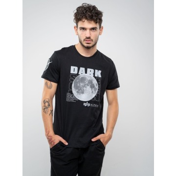 Koszulka Z Krótkim Rękawem Alpha Industries Dark Side Czarna