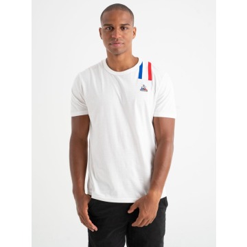 Koszulka Z Krótkim Rękawem Le Coq Sportif Tri Biała
