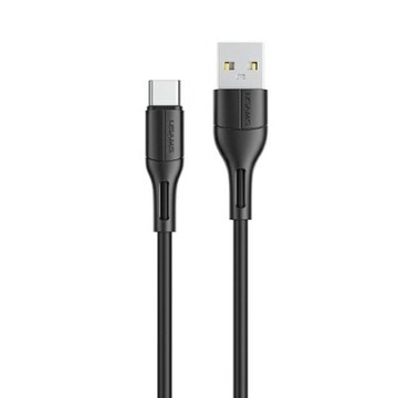 USAMS Kabel U68 USB-C 2A Fast Charge 1m czarny/black SJ501USB01 (US-SJ501)