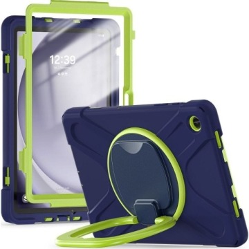Etui Tech-Protect X-Armor do Galaxy Tab A9 Plus, granatowo-zielone