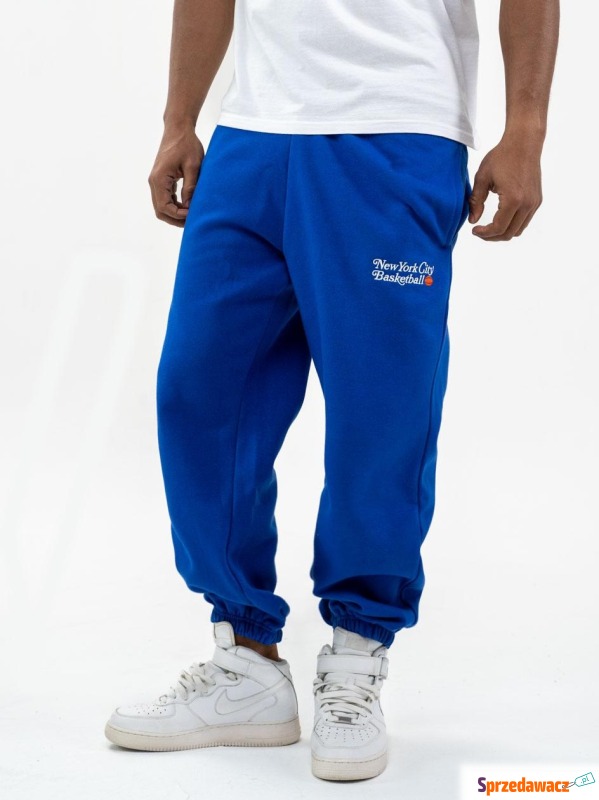 Spodnie Dresowe Męskie Niebieskie K1X NYC BB - Spodnie, spodenki - Legnica