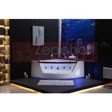 Wanna z hydromasażem narożna 150cmx150cmx64cm... - Wanny - Grabówka - zdjęcie 3