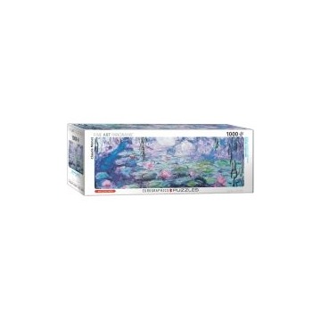  Puzzle panoramiczne 1000 el. Claude Monet, Lilie wodne Eurographics