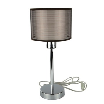 Lampa lampka oprawa stołowa Rabalux Anastasia 1X60W E27 chrom / brązowa 2631