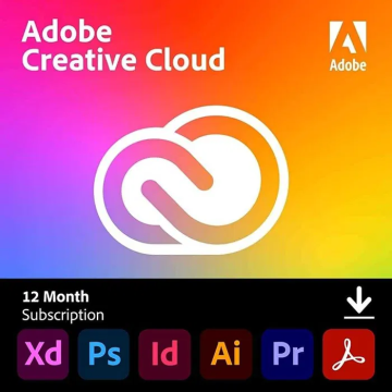 Adobe Creative Cloud Subskrypcja 1 Rok Windows / Mac