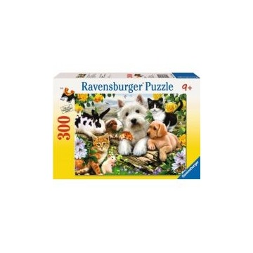  Puzzle XXL 300 el. Szczęśliwe zwierzęta Ravensburger