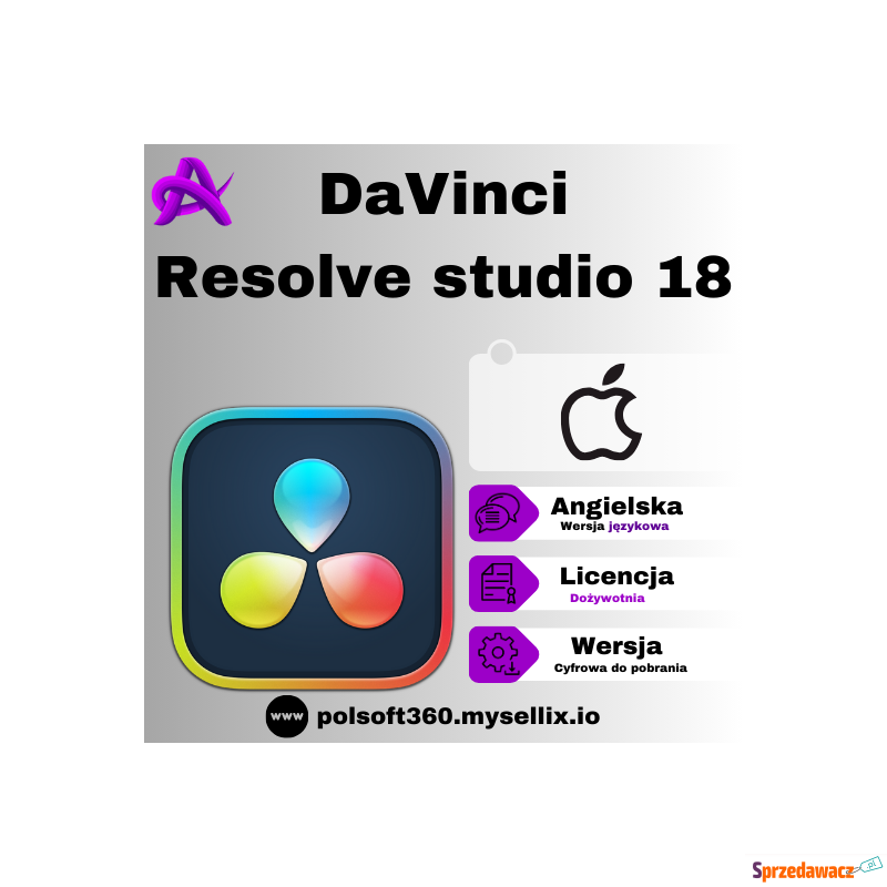DaVinci Resolve studio 18 | Licencja Wieczysta... - Grafika, multimedia - Warszawa