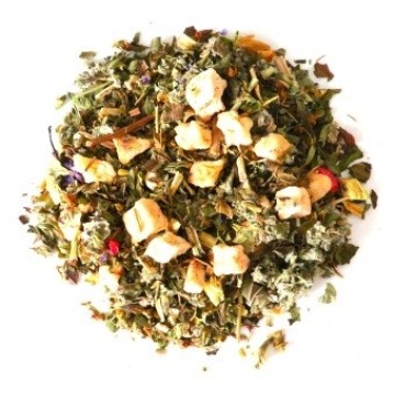 Najlepsza herbata ziołowa uspokajająca NA SPOKOJNY WIECZÓR liście malin
