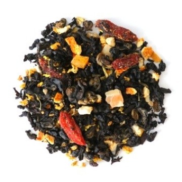 Herbata czarna o smaku źródło młodości 150g najlepsza herbata liściasta sypana w eko opakowaniu