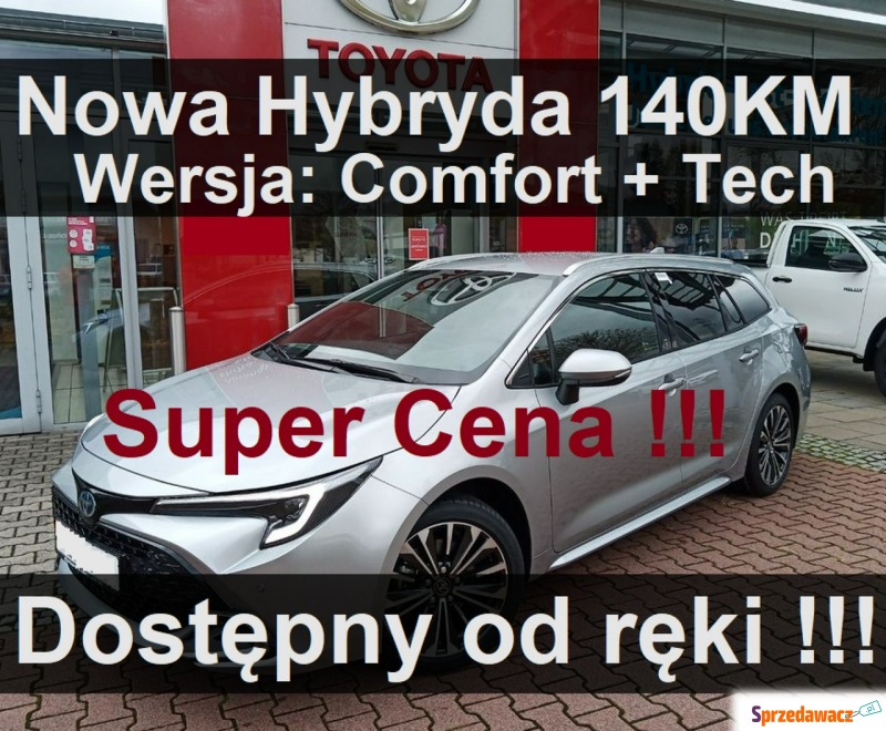Toyota Corolla 2023,  1.8 hybryda - Na sprzedaż za 121 900 zł - Szczecinek
