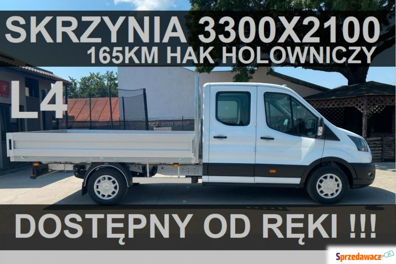 Ford Transit - Skrzynia 3300 X 2100 165KM Hak.... - Dostawcze i ciężarowe - Szczecinek