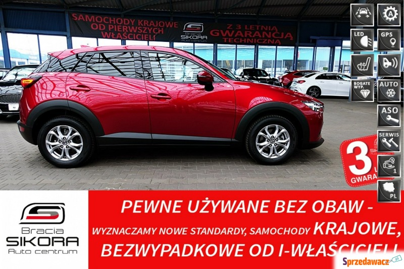 Mazda CX-3  SUV 2019,  2.0 benzyna - Na sprzedaż za 89 900 zł - Mysłowice