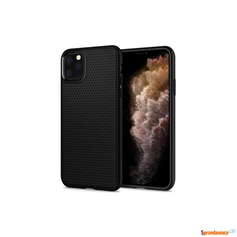 Etui Spigen Liquid Air iPhone 11 Pro, matowe czarne - Etui na telefon - Toruń