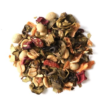 Najlepsza liściasta herbata zielona sypana SIŁA fit mate Goji Acai hibiskus 150g